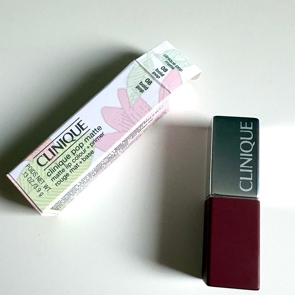 Clinique Pop Matte Lip Colour + Primer — Berry Plum